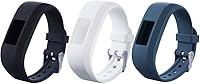Vista 2 de Correa para Garmin Vivofit 3/JR/JR.2, correa de silicona suave de repuesto para Garmin Vivofit JR/Vivofit JR.2/Vivofit 3 (sin rastreador)