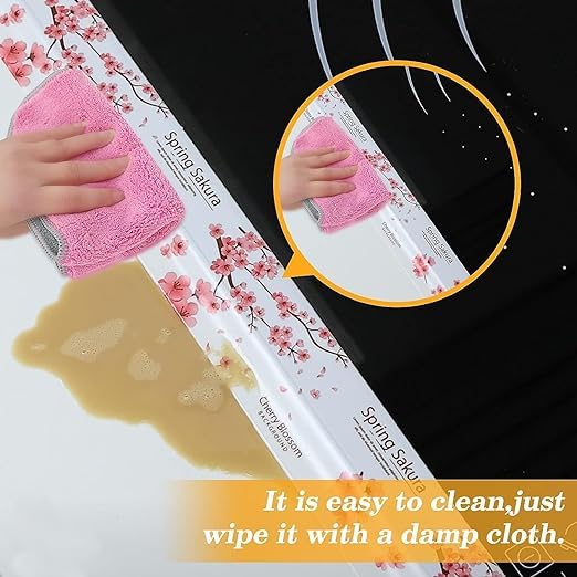 Mossio Caulk Tape,Toilet Caulk Strip,Decorative Self-Adhesive Waterproof Sealing Tape,Professional Seam Strips,Self Adhesive Caulk Strip,Caulking Tape for Kitchen Sink Bathtub Bathroom Shower Toilet 4