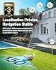 ECOVACS Goat G1-800 Robot Tondeuse sans Fil périphérique 800㎡, cartographie automatique, positionnement Ultra-LargeBande+Vision+GPS, gestion 16 zones, évitement intelligent des obstacles, pente de 45%