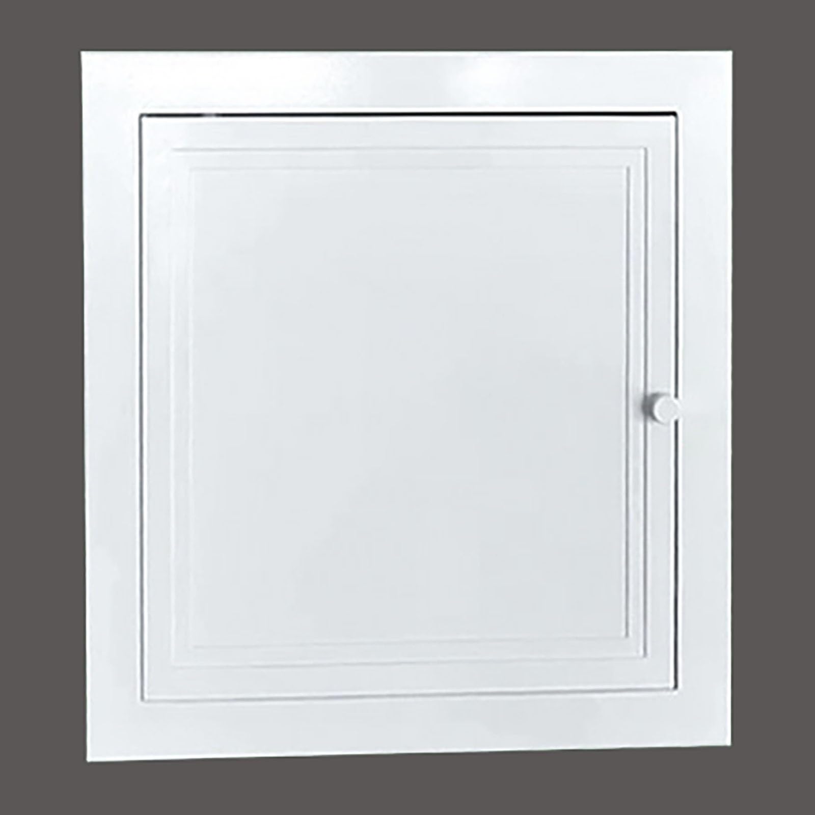 Puerta decorativa de pared para ocultar llaves de paso en el baño
