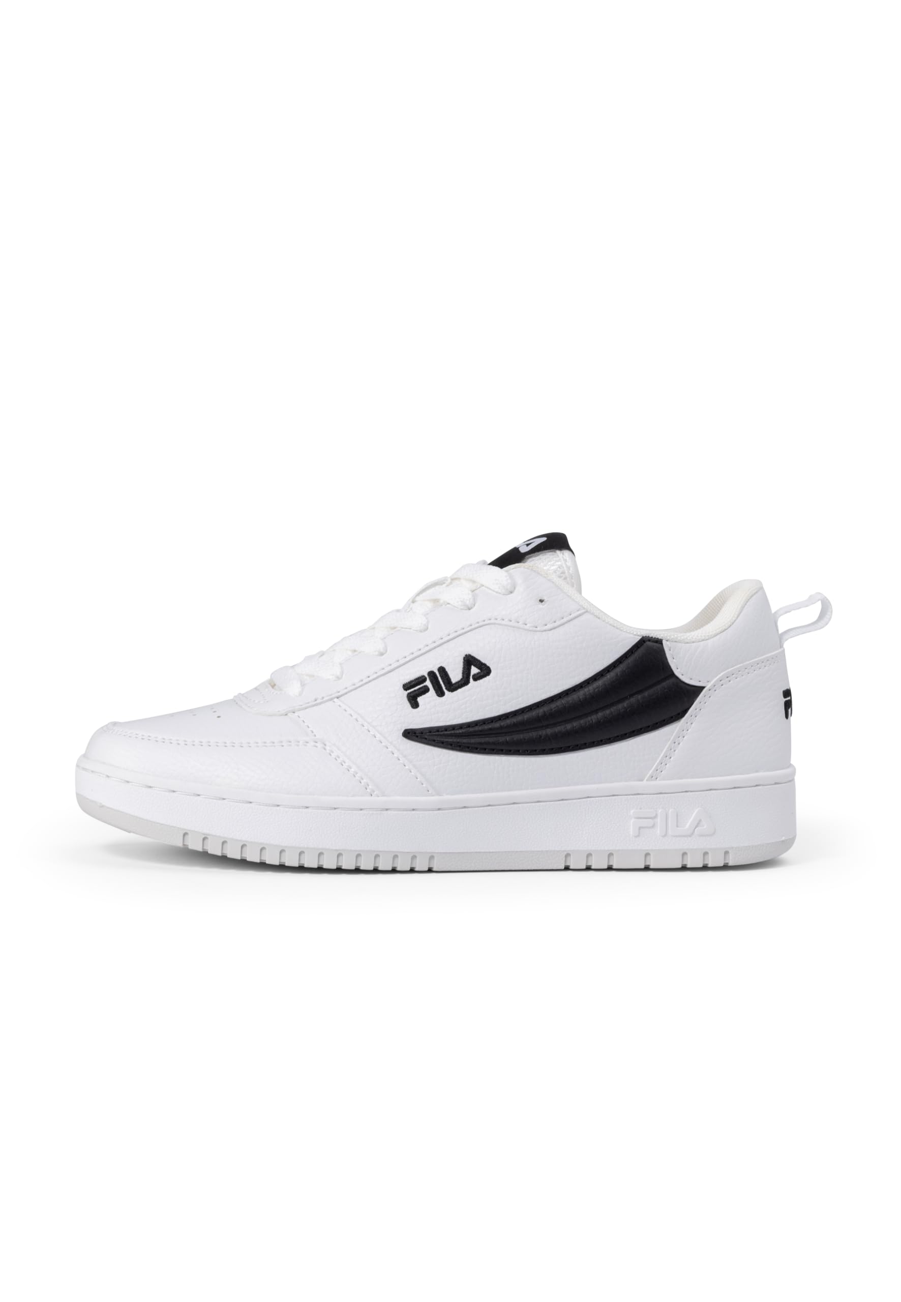 FILA REGA NF Teens Sneaker, White-Black, 4.5 UK