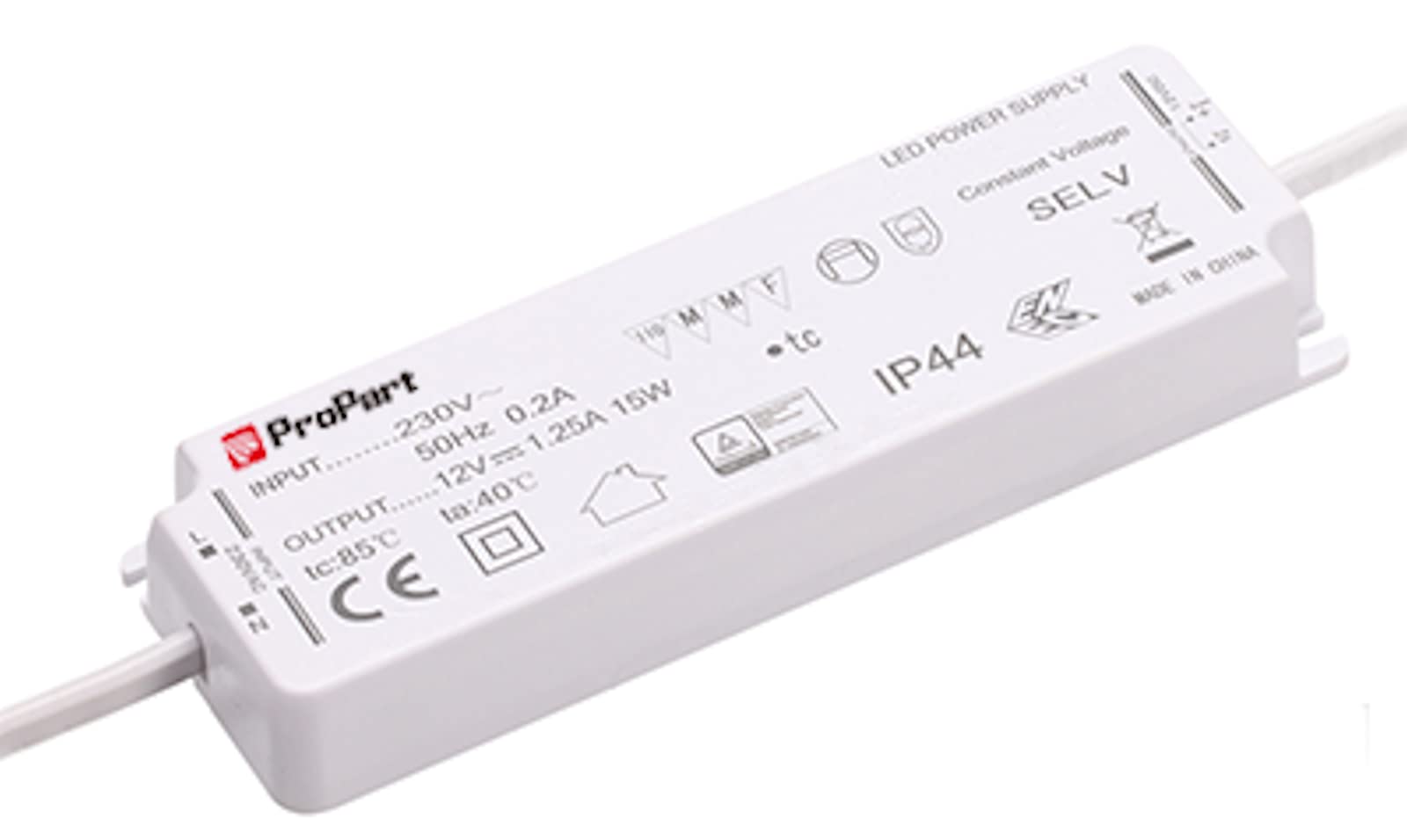 ProPartPower supply IP44 24 V 100 W 4.16 A size: 158 x 51 x 18 mm