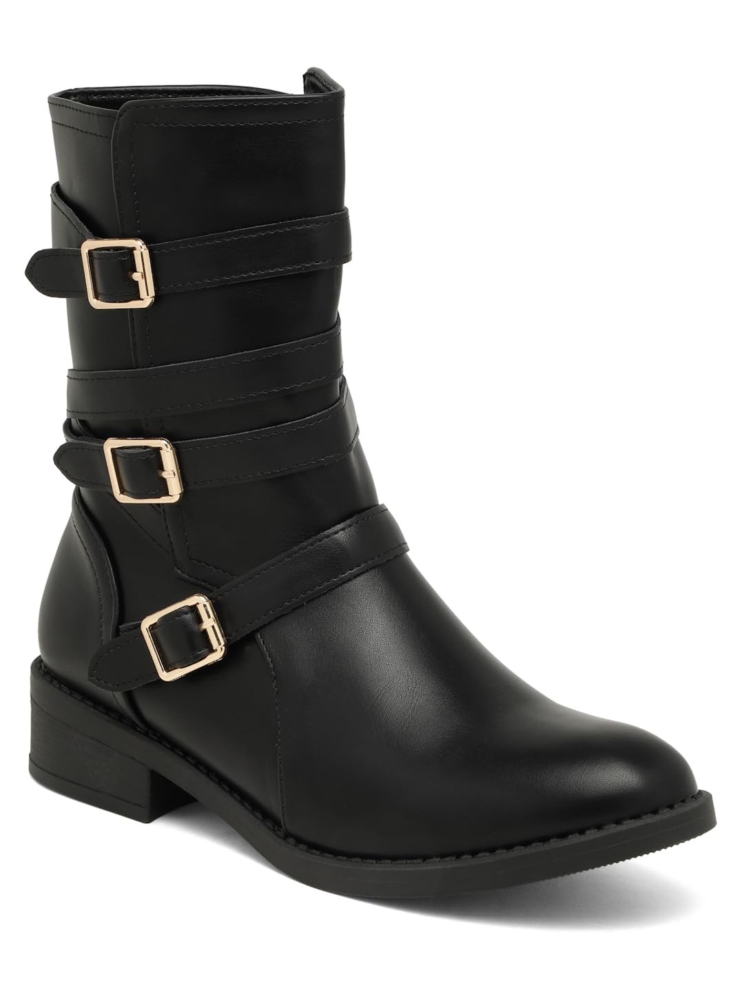 Womens Black Boots FnH 588-30-BK-image-47