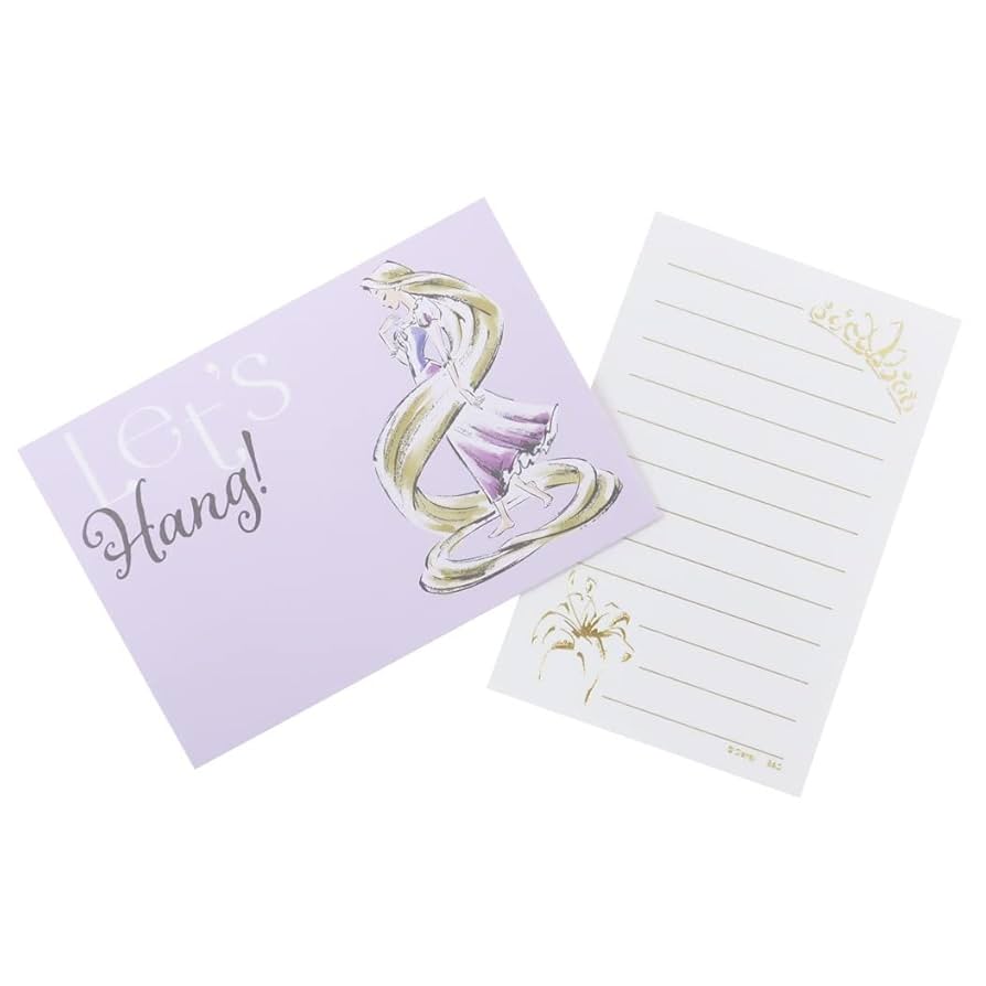 【バラ売り可】ディズニー　ラプンツェル　ふせん　ノート　レターセット　6点セット バラ売り可】ディズニー ラプンツェル ふせん ノート レター