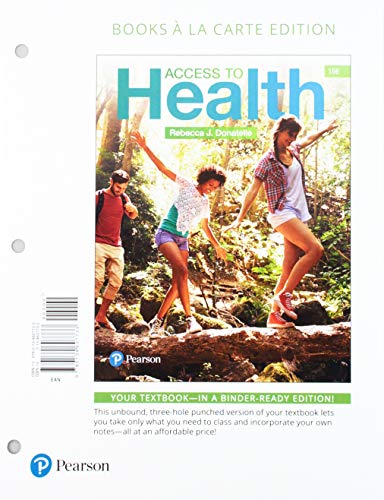 Access to Health, Books a la Carte Plus Mastering Health with Pearson eText -- Access Card Package (15th Edition)