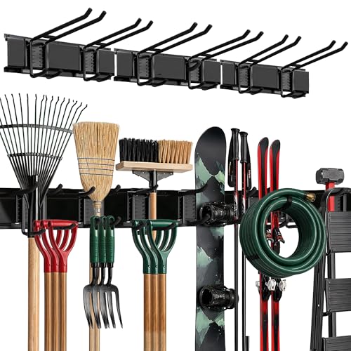 TIDYME Garage Wall Organizer | 48' Heavy-Duty Tool Storage...