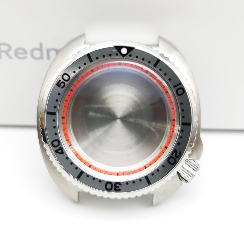 43,5mm Poduszka Koperta Zegarka Kit, 4.2 Korona Pasuje dla NH35 NH36 Mechanizm, Zamiennik Zegarek Modyfikacja Części dla Seiko Prospex Turtle