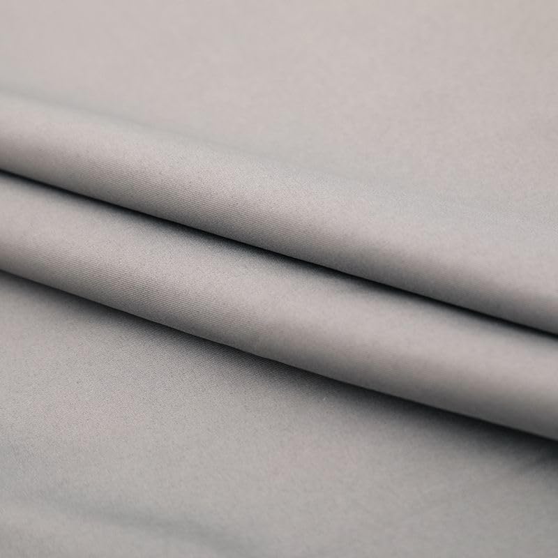 Gray Pillow Cases,9.84 * 15.75inch,Selected Fabric Pillowcase,3Pcs