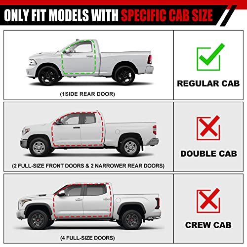 Estribos para Ford F150 Regular Cab 2004-2014 6 pulgadas miniatura 4