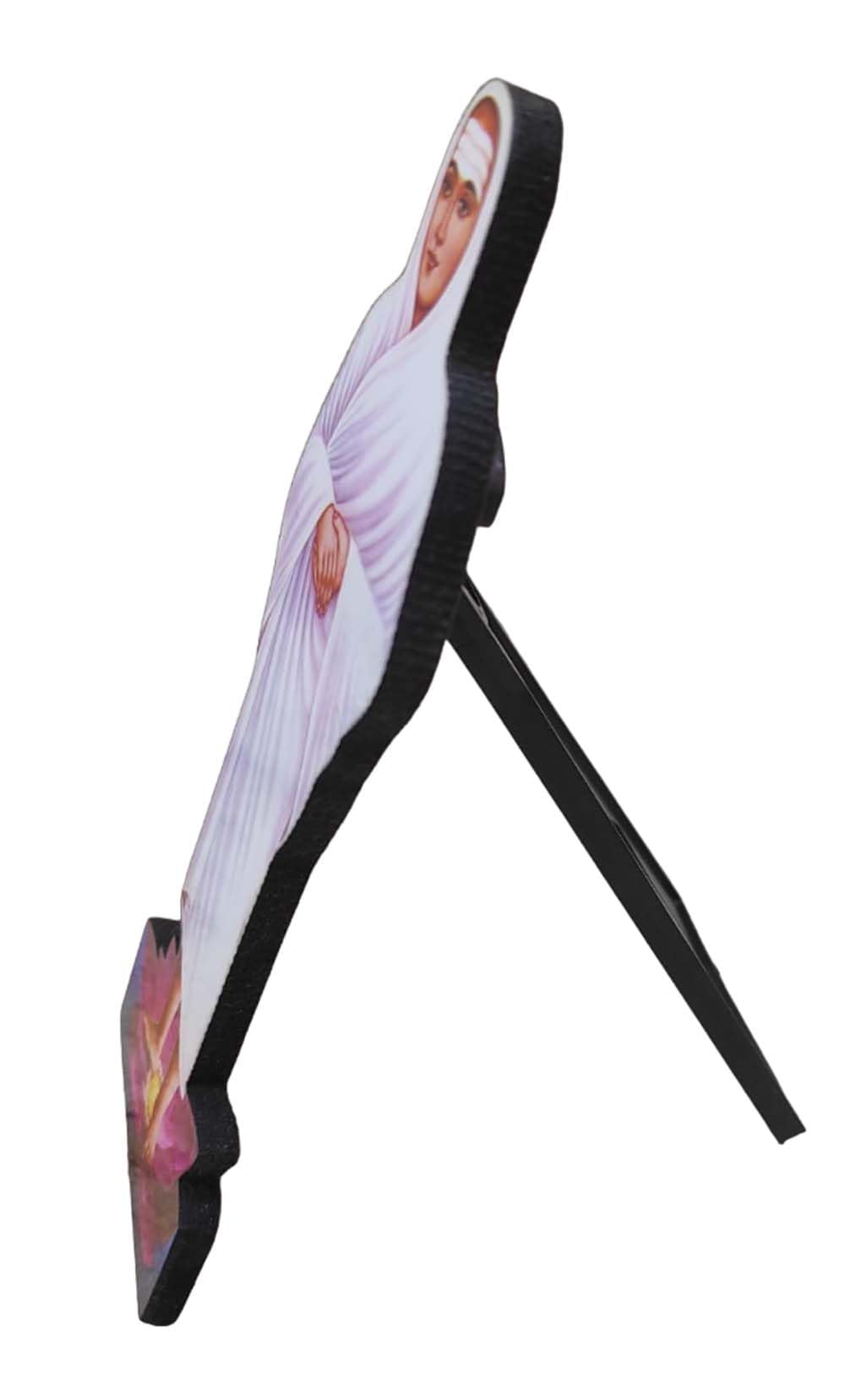 Vils Saint Shri Vallalar/Ramalinga Swamigal/Ramalinga Adigal Divine Holy Blessing Wall Mount/Table Top Photo Frame Cutout with Back Stand for Pooja/Gift ((2 inch X 6 inch) Small)