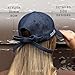 CITRUSY Trendy Fashion Baseball Dad Caps | Men & Women Low Profile Hats | Cute Ladies Western Ponytail Vintage NY Ball Cap, Cotton, Blue, Signature C. | Denim Bow