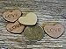 Wooden Heart Confetti ~ Love ~ Wood Hearts, Wood Confetti Engraved Love Hearts- Rustic Wedding Decor (100 count)