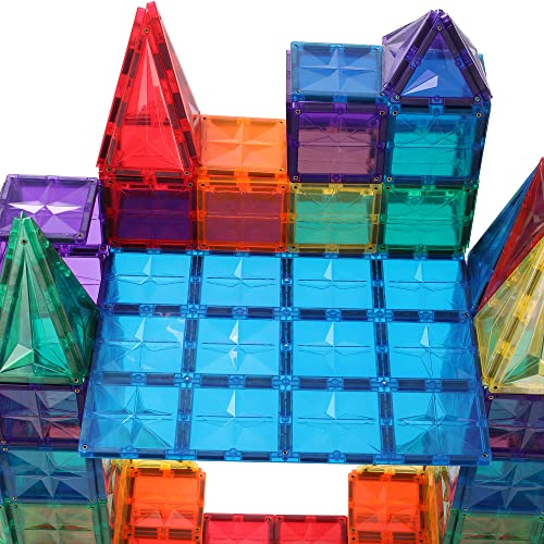 Mntl Magstem 2Pcs Super Star-Shape Magnetic Tiles Base Large Square 30X30Cm, 16X16 Magnet Blocks Stem Building Toys 3D Construction Playboards Plate For Kids, Compatible Brands Big Size Holder Board #TOP4