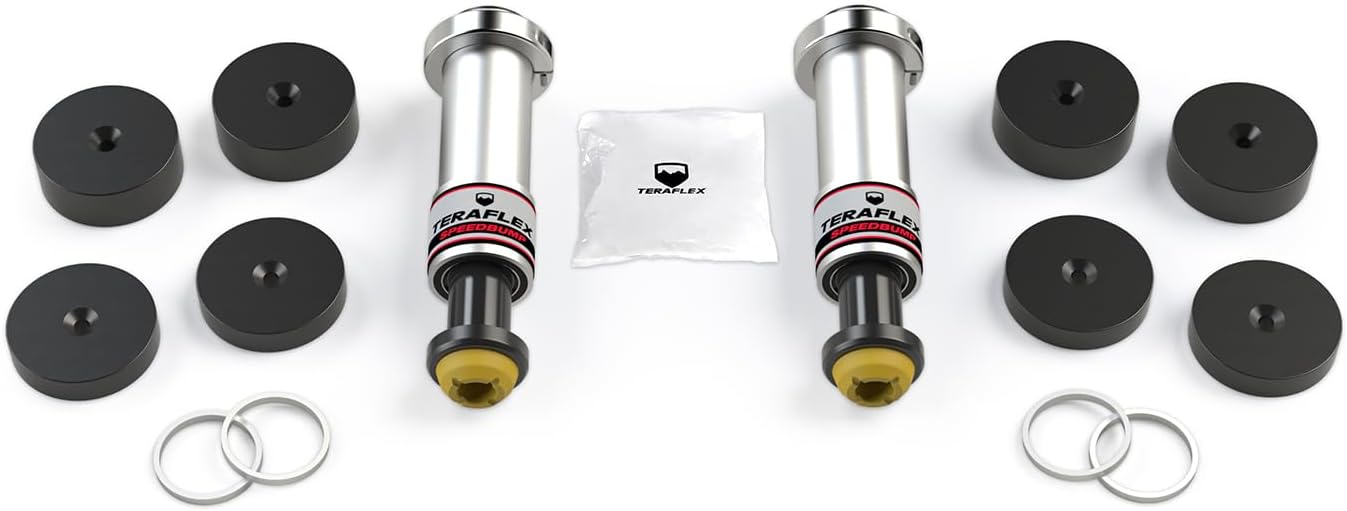 TeraFlex 1958325 JL/JLU SpeedBump Front Bump Stop Kit (0-4.5” Lift)
