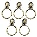 YaHoGa 50PCS Anti-Brass Ring Pulls for #5 Nylon Coil Zippers Antique Brass Zipper Sliders for Luggages Purses Bags Bulk (Anti-Brass)