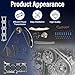 2.4L Head Gasket Set & Timing Chain Kit with Tensioner, 2007-2014 for Chrysler 200/Sebring, 2007-2015 for Jeep Compass Patriot, 2008-2016 for Dodge Avenger Journey 2.4L L4, for HS26332PT 4884868AB