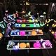 XJLANTTE 40 Stück leuchtende Teller, Neon-Partydekorationen, 4 Farben, Neon-Pappteller, Geburtstagsparty-Teller für leuchtende Partyzubehör, Partydekorationen, 22,9 cm (40 Stück)