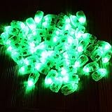Neo LOONS® 100pcs/lot 100 X Green Led Flash Ball Lamp Balloon Light long standby time for Paper Lant
