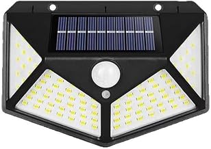Bright Outdoor Solar Lights with Motion Sensor Solar Powered Wireless Waterproof Night Spotlight for Outdoor/Garden Wall, 3.9 x 5.31 inch