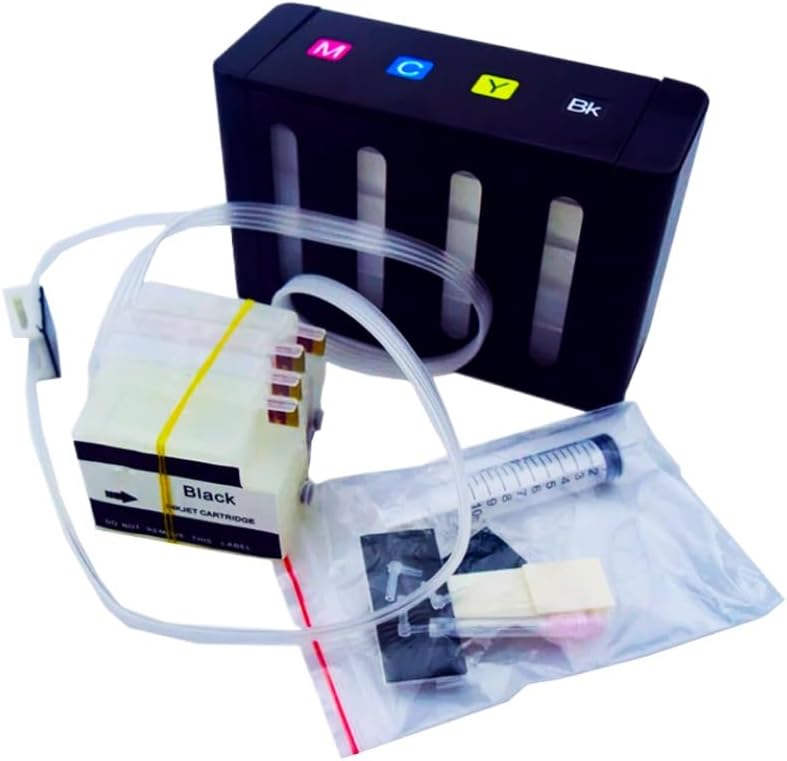 Ink Cartridge Compatible with 711 Ciss Continuous Ink Supply System T120 T520 with Empty Ink Cartridge for 711 ARC Chip