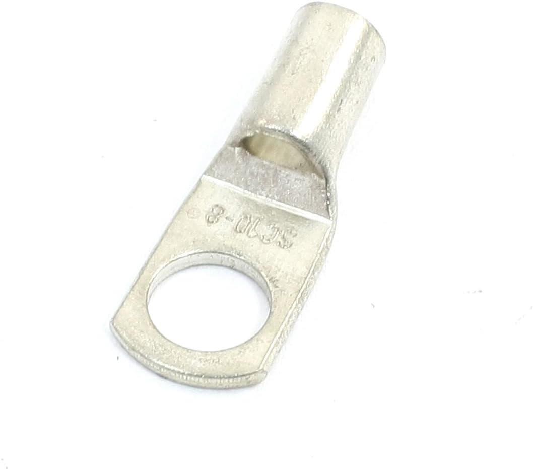 Amazon.co.jp Aexit 4.5mmx8.4mmの電気銅ケーブルワイヤー管のラグナットの金属の端子コネクタ(Connecteur