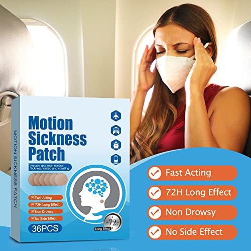 Motion Sickness Patches & Sea Sickness Bands For The Relief Of Nausea And Vertigo In Adults And Kids From Travel Of Cars, Ships, Airplanes & Other Forms Of Transport Movement #TOP2