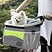 Petsfit Koszyk rowerowy, przedni, dla małych zwierząt domowych, dla psów, kotów, zdejmowany kosz rowerowy, szybkie odblokowanie, łatwy montaż