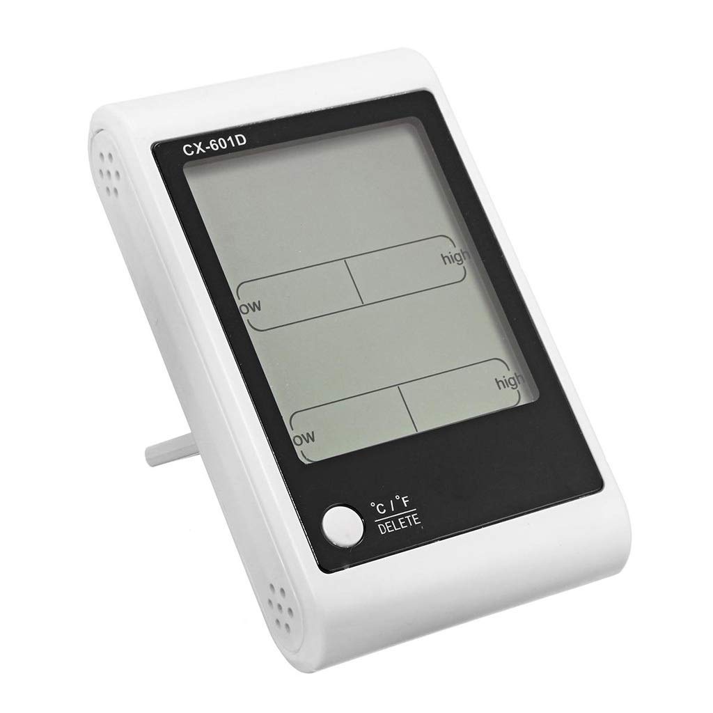 PNAWLLCF-65 Higrómetro Digital del Termómetro De Interior LCD, Termómetro Electrónico De Alta Precisión E Higrómetro, Función De Memoria