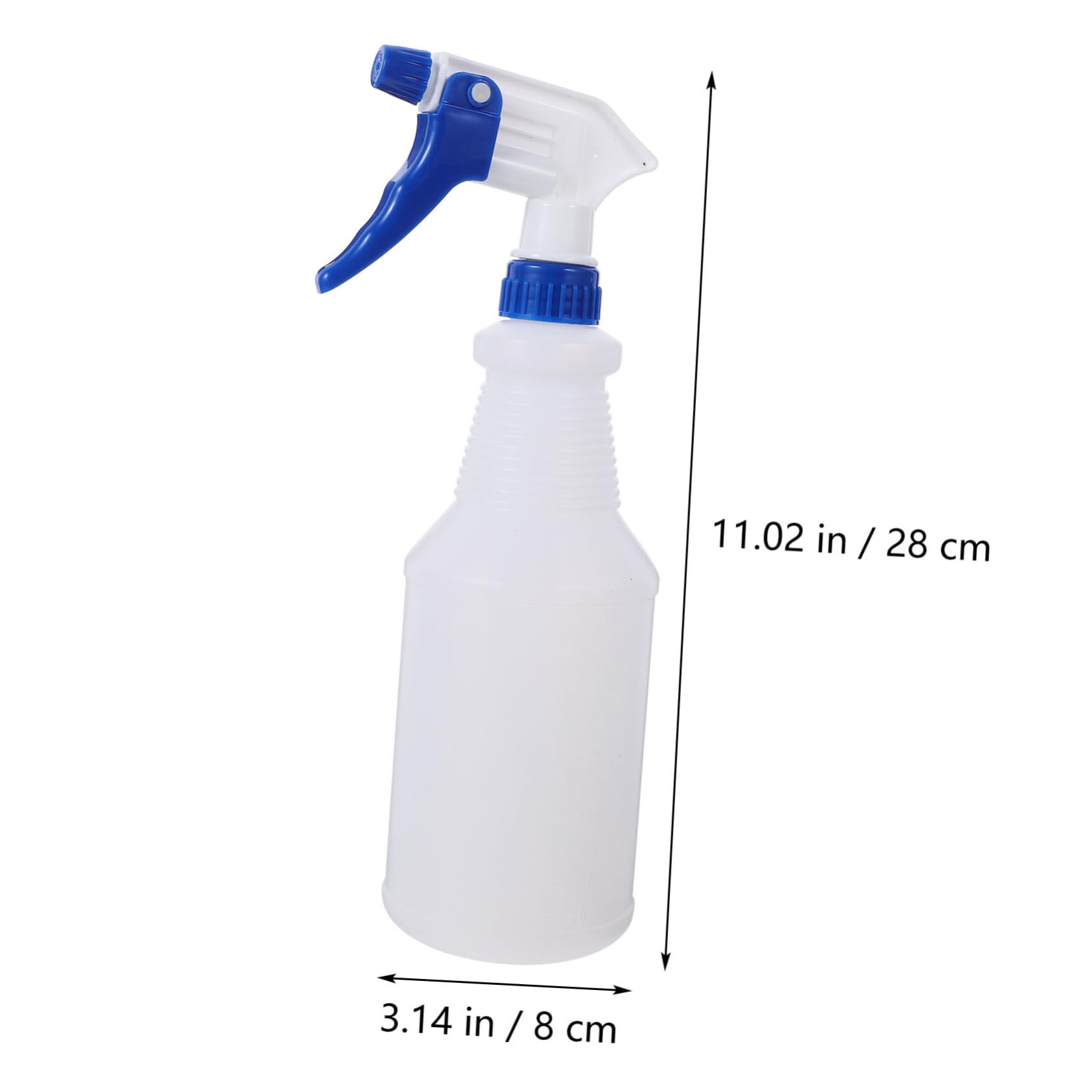 8pz Bottiglie Spray in Pe 750ml Portatili per Irrigazione e Styling Chioma, Bottiglie Spray Trasparenti per Cosmetici e Detergenti Colore Casuale