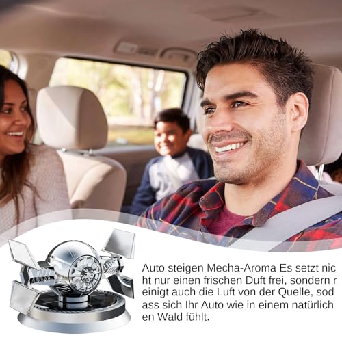 Ambientador de aire para coche giratorio con diseño espacial para salpicadero de SUV 5