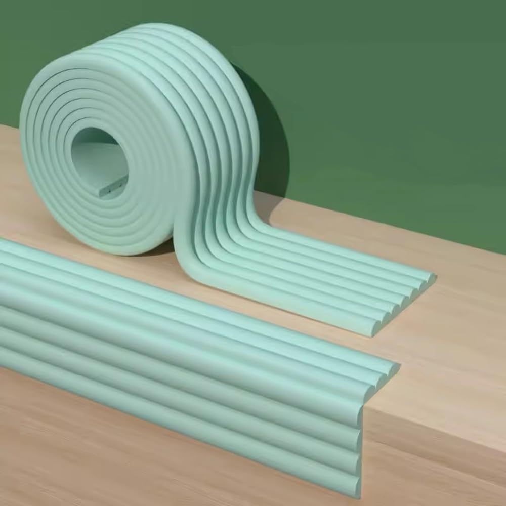Protectores de bordes acolchados a prueba de bebés, protectores de bordes con cintas adhesivas para columna de garaje, protectores de bordes de mesa para protectores de esquinas de bebé, protectores