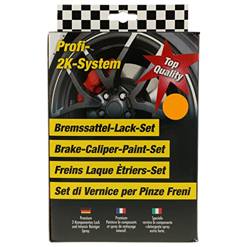 DUPLI-COLOR 651687 Bremssattel-Set hot orange 200 ml