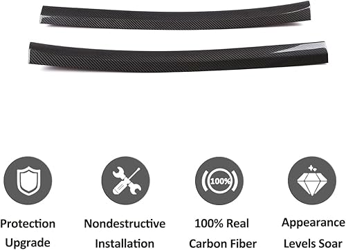 Miniatura 6 de YIWANG 100% Real Carbon Fiber for Toyota Supra GR A90 A91 MK5 2019-2022 Car Interior Center Control & Exterior Decoration Accessories (Door Sill