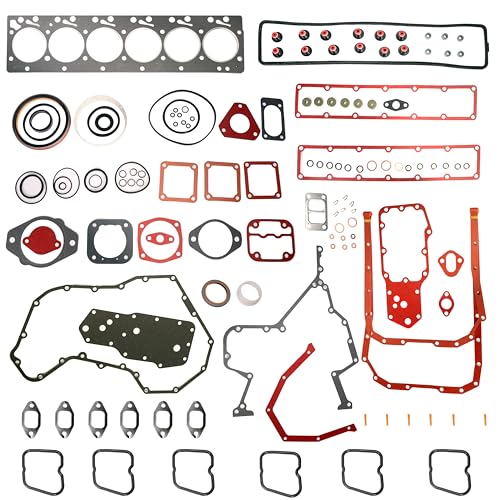 Image of Head Gasket Set, for Upper Lower, Fit for Dodge for Cummins Diesel 6BT 5.9L 12V 1989-1998 KBCSFGT6B 3802376 4089649(128pcs)