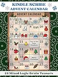 Advent Calendar With 24 Mixed Logic Brain Teasers (Kindle Scribe Only)