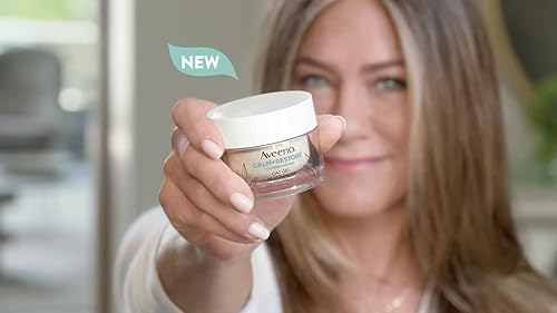 Miniatura 7 de Aveeno Crema hidratante facial de gel de avena Calm + Restore para pieles sensibles, sin parabenos, 1.69oz y exfoliante corporal de 2 onzas líquidas