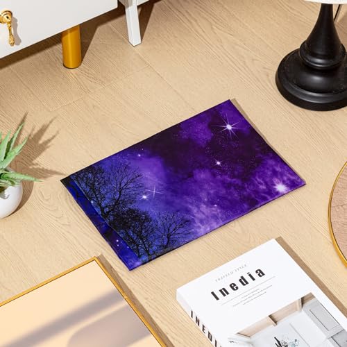 Image of VIHOSE 4 Pcs 2 x 2 Feet Fluorescent Light Covers for Ceiling Lights Classroom Magnetic Light Filters for Reducing Harsh Glare Flicker for Office Classroom Home Drop Ceiling(Sky Forest)