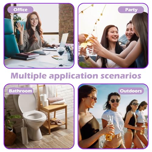 Image of 200 Pcs Purple Sanitary Napkin Disposal Bags,Sealable Tampon Disposal Bags, Prevents Odours Thickened Size Feminine Hygiene Bag for Sanitary Napkins and Pads,Disposable Tampon