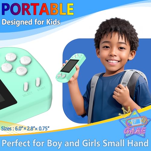 Tebiyou TB682CY Handheld Game Console For Kids Preloaded 218 Retro Video Games, Portable Gaming Player With Rechargeable Battery 3.0 Inch Lcd Screen, Mini Arcade Electronic Toy Gifts thumb #3