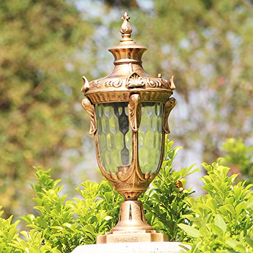 Lampe de colonne étanche IP55 contre la rouille des cours