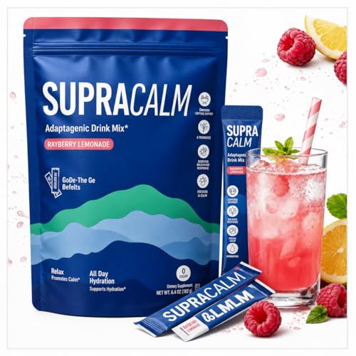 #VerdientProvisionen<br>Jello Cortisol Cocktail Pulver 20 Sticks – Trend Getränkepulver für Cortisol Balance Fokus – Mit Ashwagandha L Theanin Magnesium – Stresslevel senken
