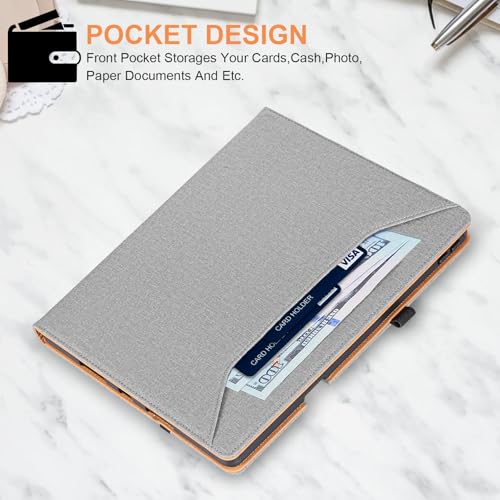 Image of Case for Lenovo Idea Tab Pro with Pen Holder Shockproof Cover for Lenovo Idea Tab Pro Case 12.7 Inch 2025,Gray