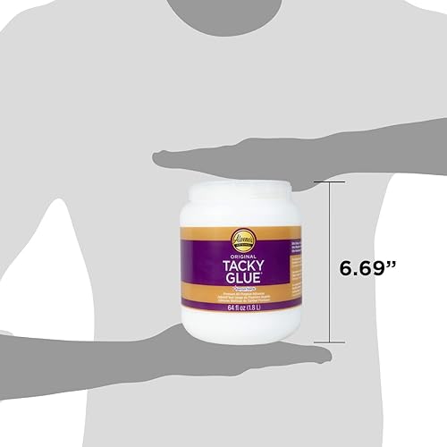 Miniatura 6 de Aleene's Pegamento original pegajoso, adhesivo multiusos, perfecto para manualidades y proyectos de bricolaje, se seca rápido y transparente para