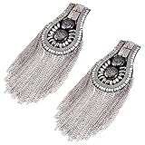 schulterklappen bundeswehr bedeutung Schulterbrett Schöne Dekorative Einfache Mode Quaste Schulter Mark Nieten Schulterbrett für Damen Herren Golden