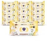 Clendy Multipack 12 Confezioni Salviette Detergenti Baby all’Olio di Argan – 72 Salviette per Confezione (864 Totali) – Senza Alcool – Dermatologicamente Testate – Ipoallergeniche