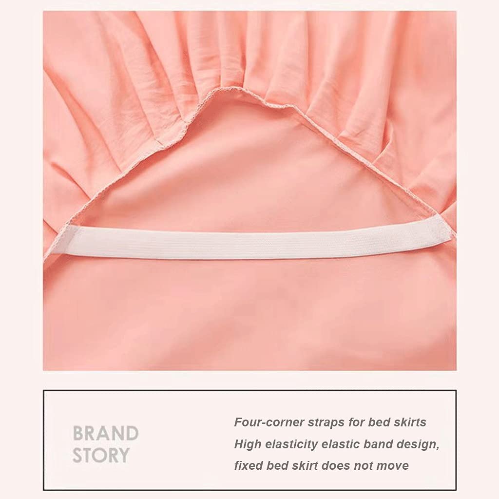 WWQQ Bed Skirt Gonna da Letto Gonna Letto Matrimoniale/Singolo/Piazza E
