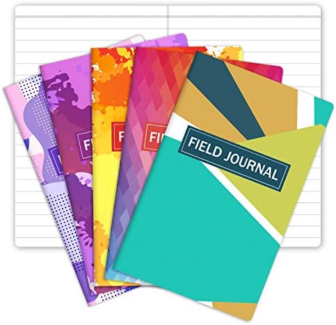Pocket Notebook Filed Journal Notepad, Fleeken Lined Memo, 3.5 x 5.5 Inches, Pack of 5