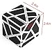Twister.CK Ghost Cube 3x3 ,Magic Newest Ghost Speed Cube 3x3 with Carbon Fiber Sticker Intelligence Puzzles,Turns Quicker and Smoother, for Cube Teasers
