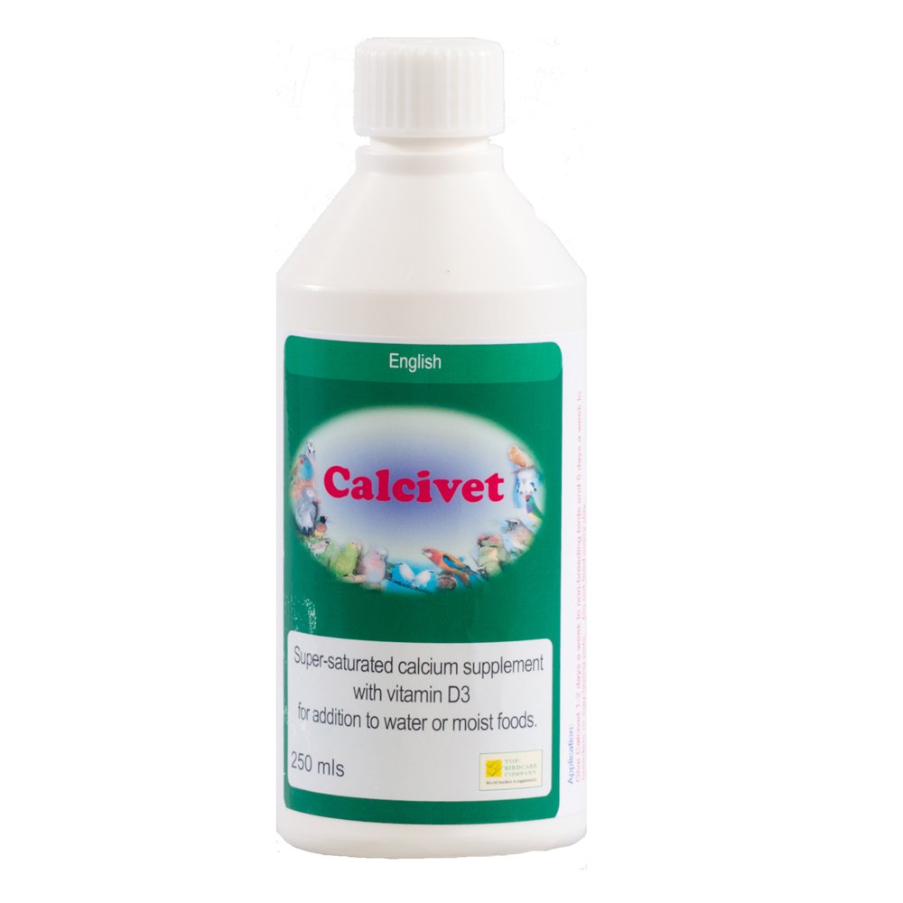 Calcivet 30ml (Liquid Calcium & D3) - The Birdcare Company