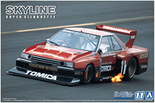 Aoshima Nissan KDR30 Skyline Super Silhouette ’82 1:24 Kit miniatura 4